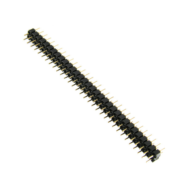 64-Pin Dual Row Breakaway Header 2X32 - Click Image to Close